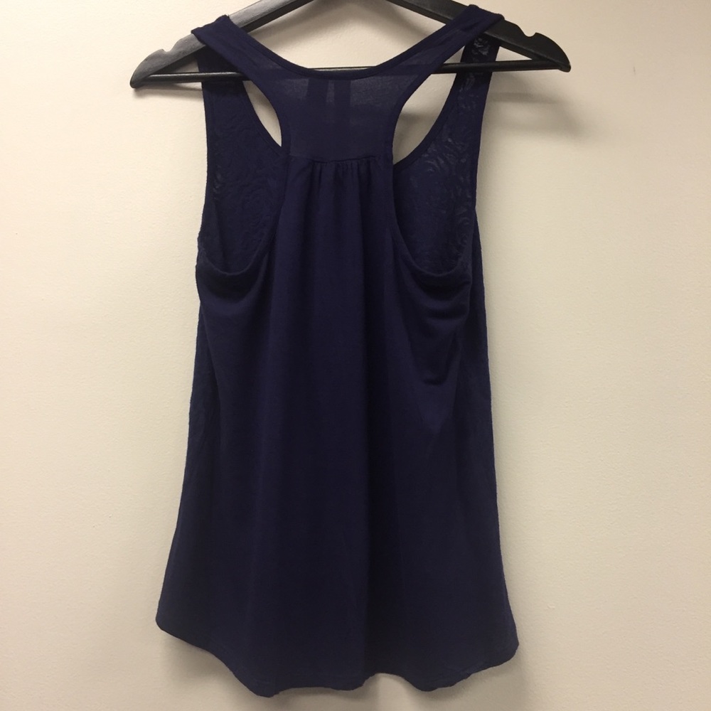 Eyeshadow High-Low Racer Back Tank - Picture 2 of 4